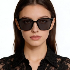 Gafas de sol rectangulares TR90 negras #BS0824-0070