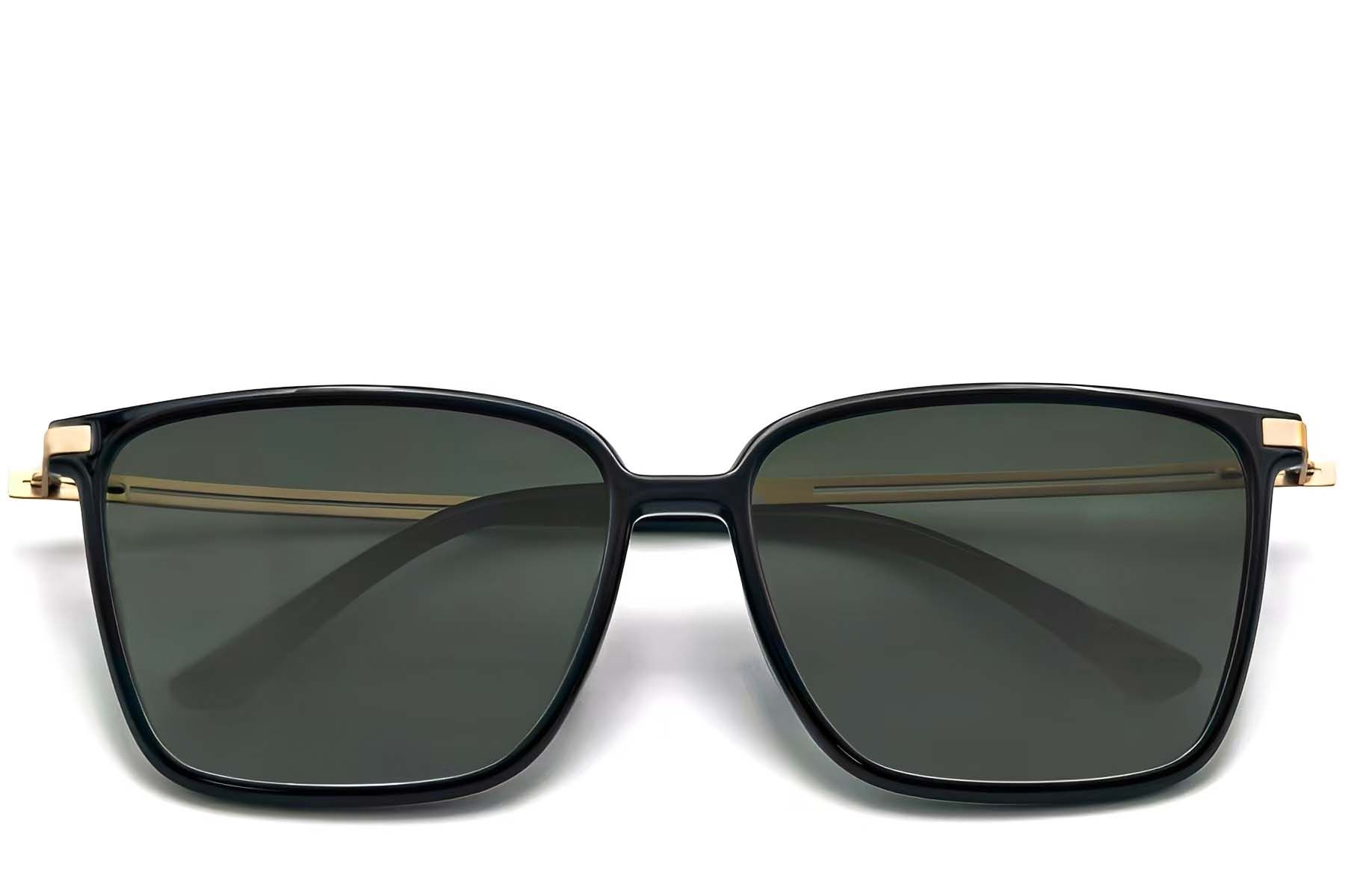 Rectangular Black TR90 Sunglasses #BS0824-0071