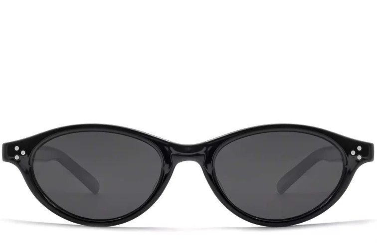 Oval Black TR90 Sunglasses #BS0824-0082