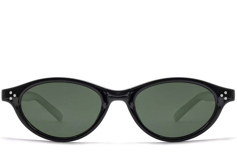 Oval Black TR90 Sunglasses #BS0824-0083