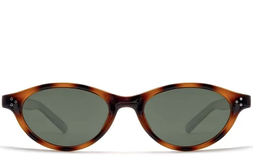 Oval Tortoiseshell TR90 Sunglasses #BS0824-0085