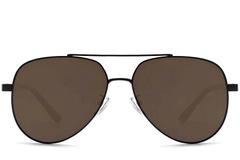 Aviator Black Metal Sunglasses #BS0824-0088