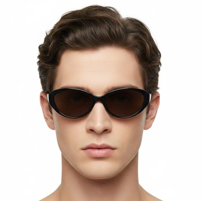 Butterfly Black TR90 Sunglasses #BS0824-0091