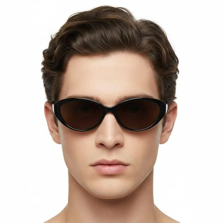 Butterfly Black TR90 Sunglasses #BS0824-0091