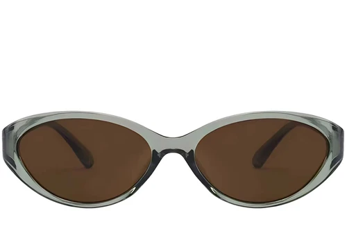 Gafas de sol TR90 verde mariposa #BS0824-0092