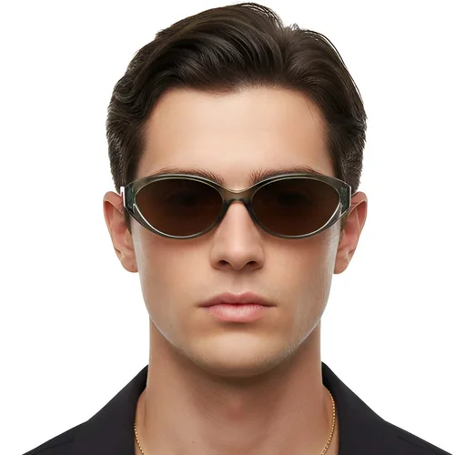Lunettes de soleil papillon vertes TR90 #BS0824-0092