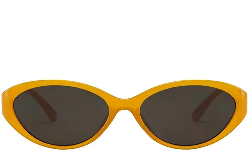 Lunettes de soleil papillon jaune TR90 #BS0824-0094
