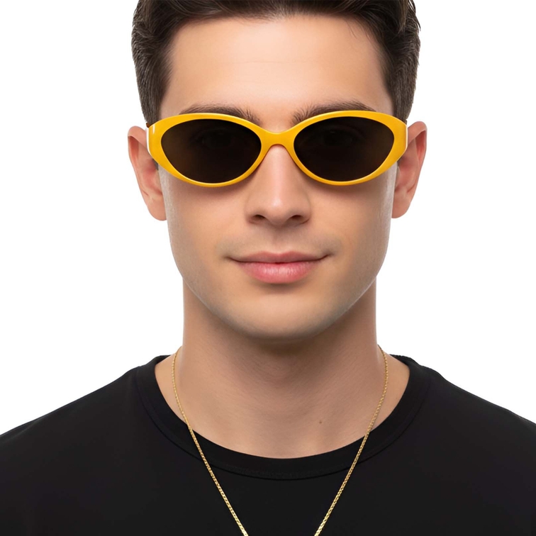 Butterfly Yellow TR90 Sunglasses #BS0824-0094