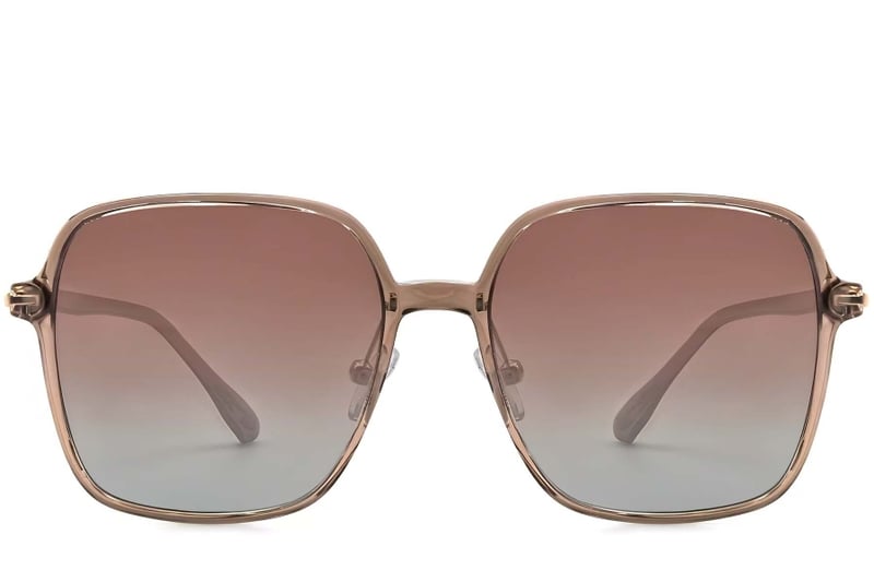 Rectangular Brown TR90 Sunglasses #BS0824-0098