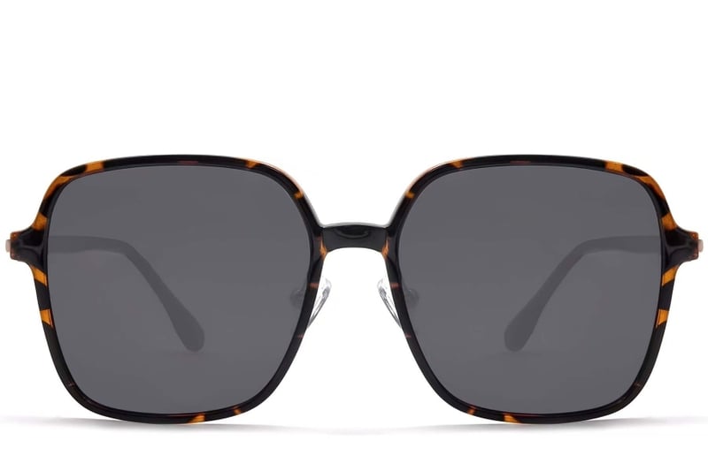 Rectangular Tortoiseshell TR90 Sunglasses #BS0824-0099