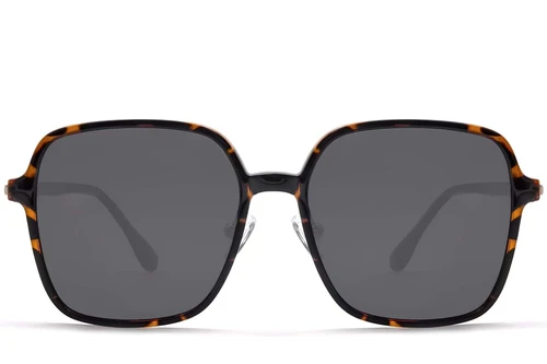 Rectangular Tortoiseshell TR90 Sunglasses #BS0824-0099