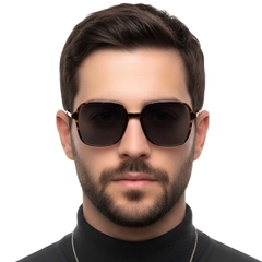 Rectangular Tortoiseshell TR90 Sunglasses #BS0824-0099