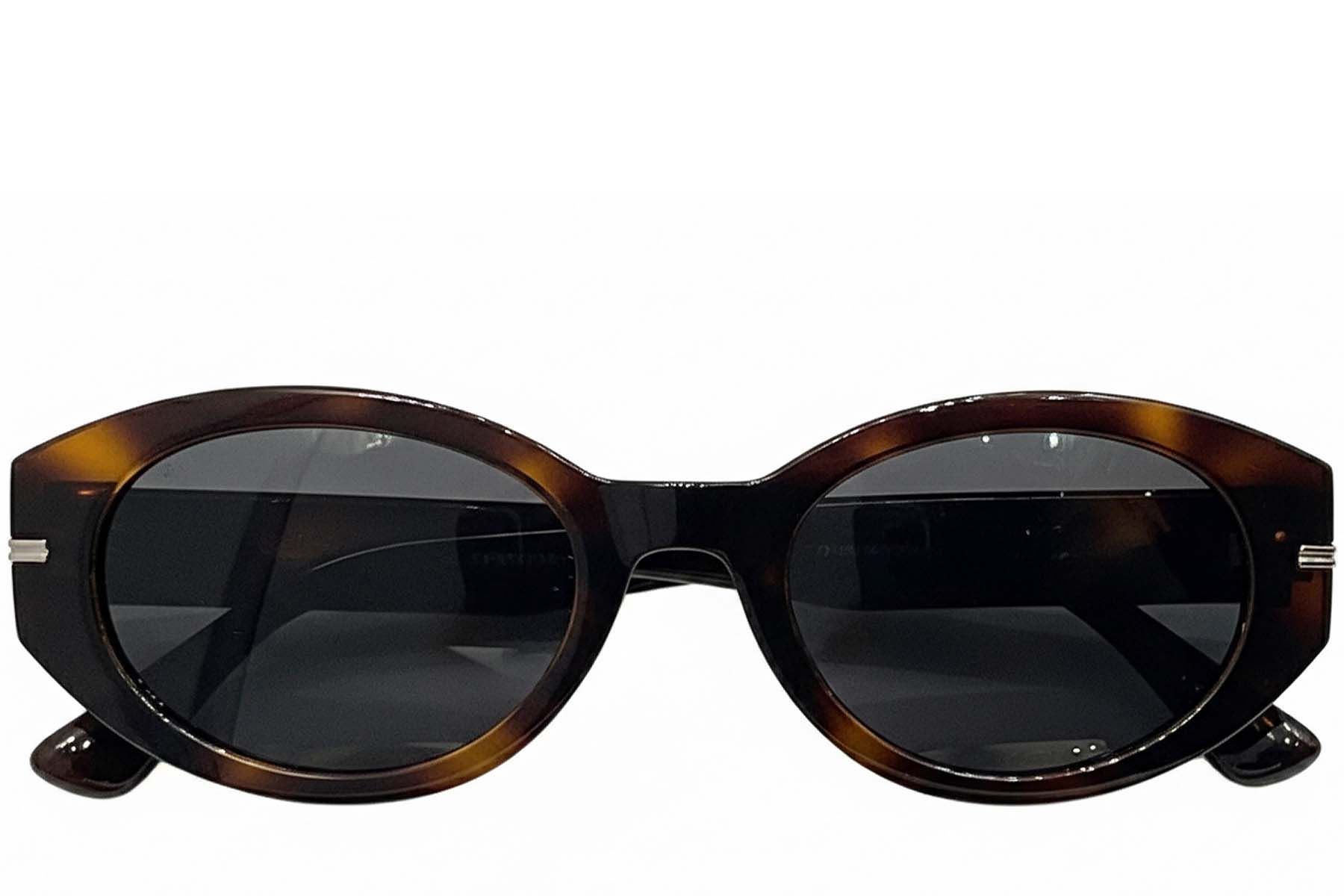 Oval Tortoiseshell TR90 Sunglasses #BS0824-0111