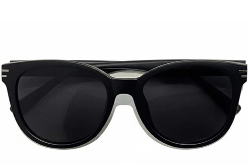Gafas de sol ovaladas negras TR90 n.° BS0824-0113