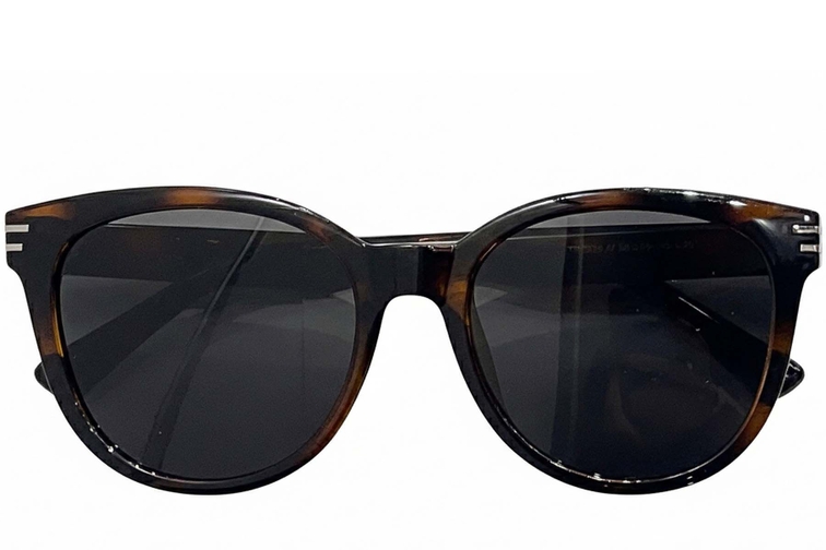 Lunettes de soleil ovales écaille de tortue TR90 #BS0824-0116