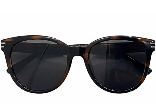 Lunettes de soleil ovales écaille de tortue TR90 #BS0824-0116