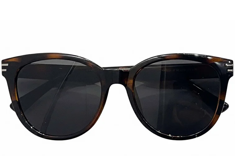 Gafas de sol ovaladas TR90 con diseño de carey #BS0824-0116