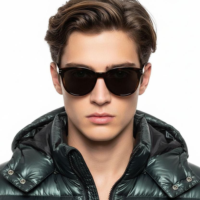 Oval Tortoiseshell TR90 Sunglasses #BS0824-0116