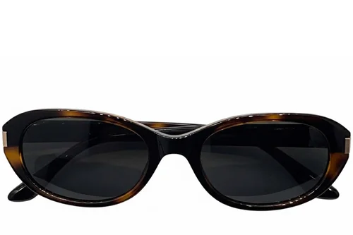 Lunettes de soleil ovales écaille de tortue TR90 #BS0824-0122