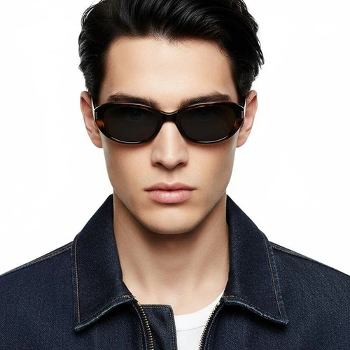 Oval Tortoiseshell TR90 Sunglasses #BS0824-0122