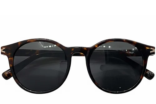 Lunettes de soleil ovales écaille de tortue TR90 #BS0824-0127
