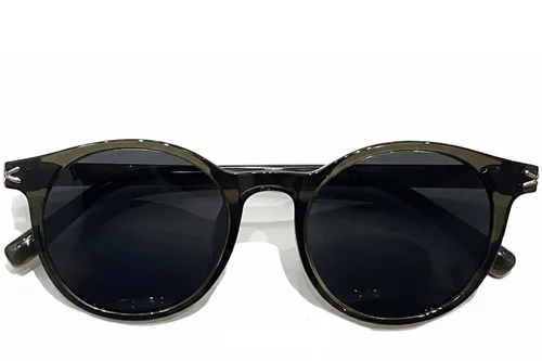 Lunettes de soleil ovales vertes TR90 #BS0824-0128