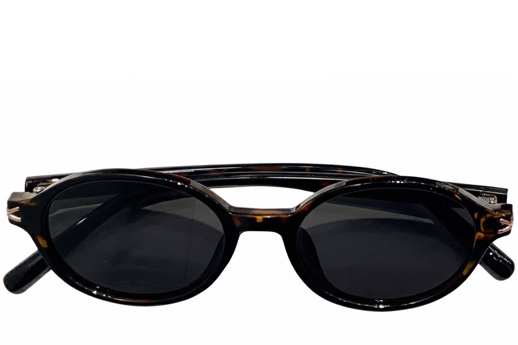 Oval Tortoiseshell TR90 Sunglasses #BS0824-0133