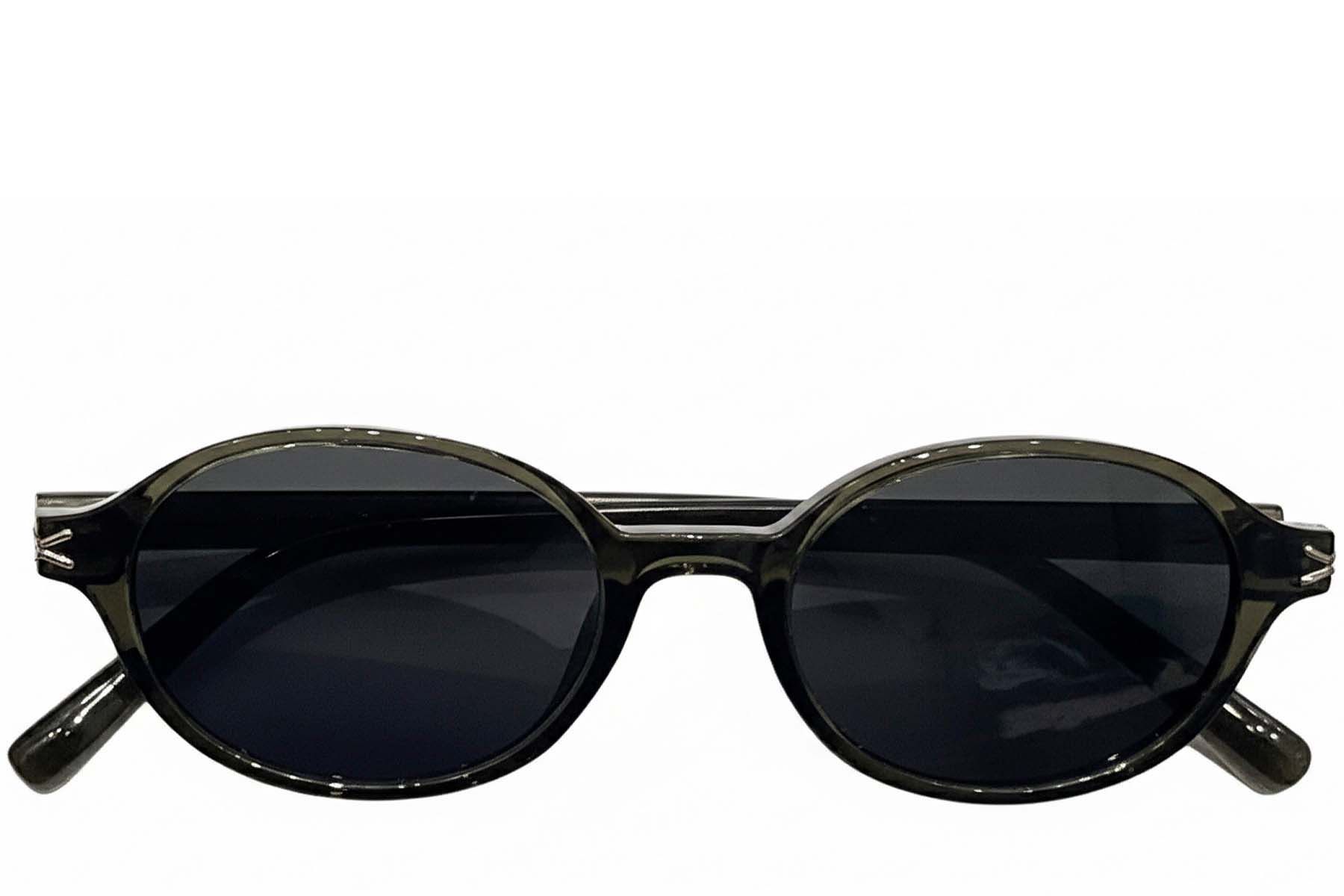 Oval Green TR90 Sunglasses #BS0824-0134