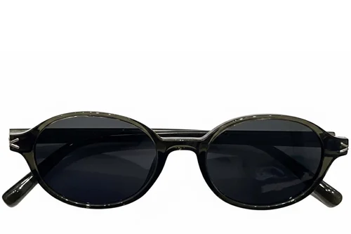 Lunettes de soleil ovales vertes TR90 #BS0824-0134