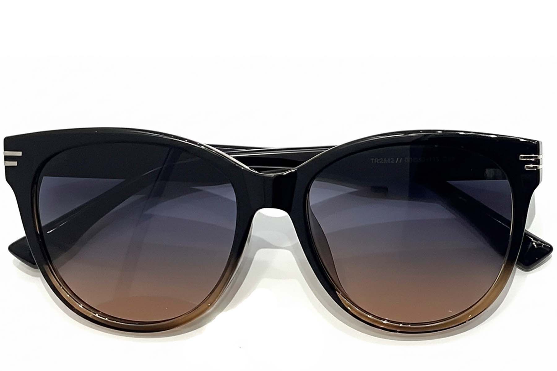 Oval Brown TR90 Sunglasses #BS0824-0141