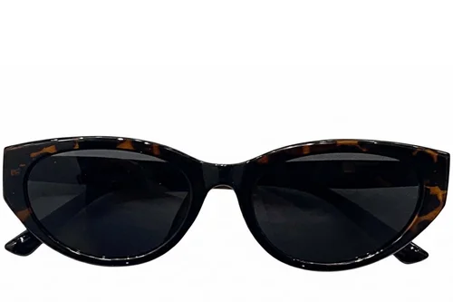 Lunettes de soleil ovales écaille de tortue TR90 #BS0824-0148