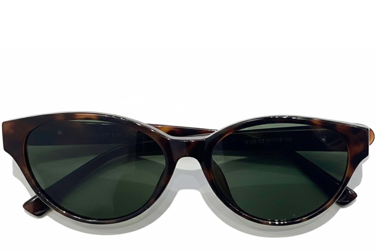 Occhiali da sole con montatura tartarugata a farfalla in TR90 #BS0824-0186