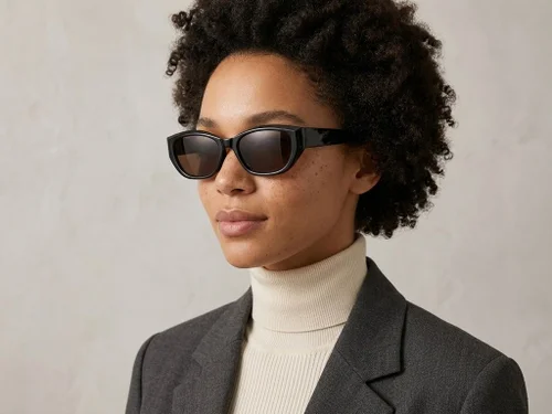 Lunettes de soleil Butterfly Black TR90 #BS0824-0190