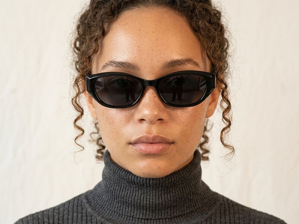 Gafas de sol TR90 mariposa gris #BS0824-0192
