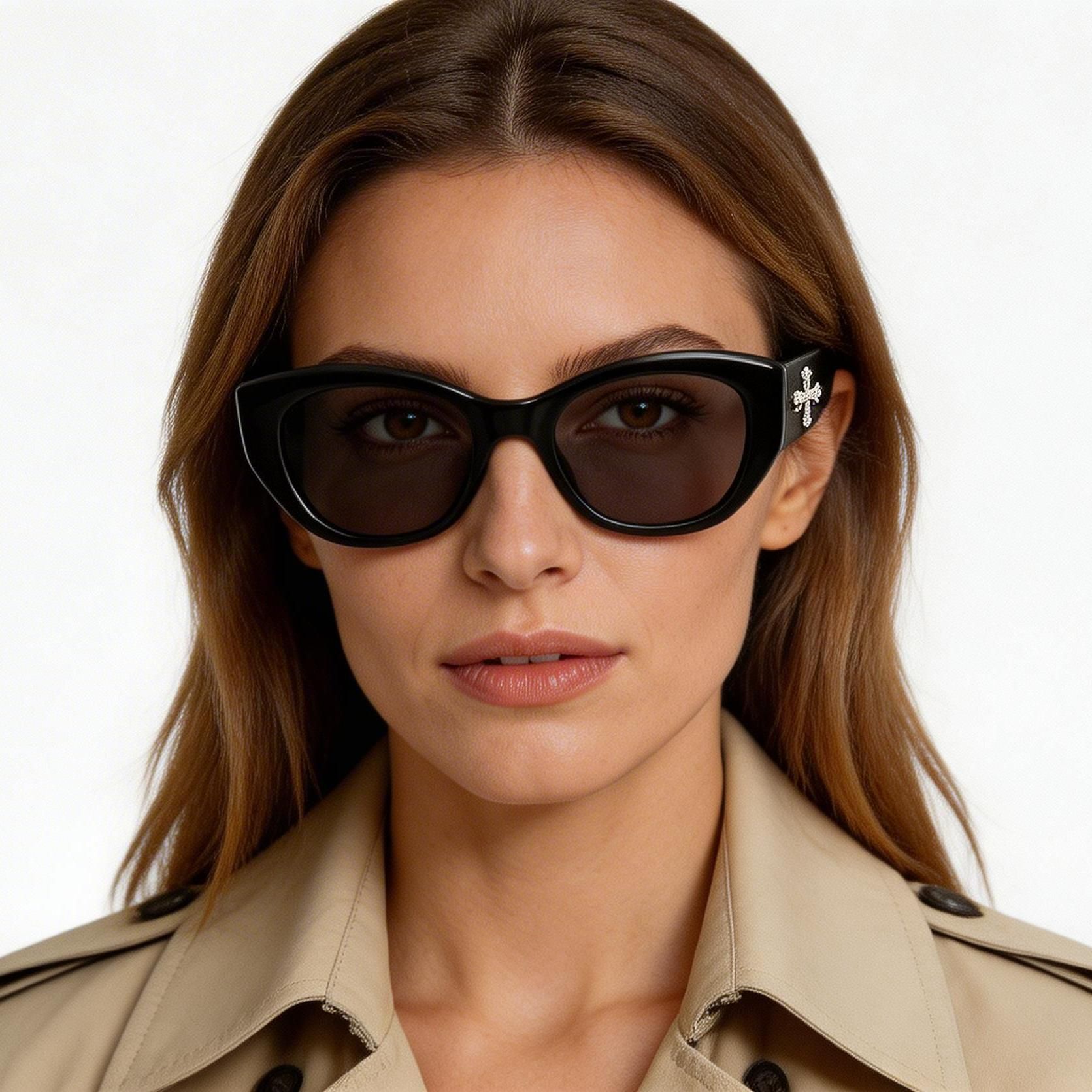 Butterfly Grey TR90 Sunglasses #BS0824-0192