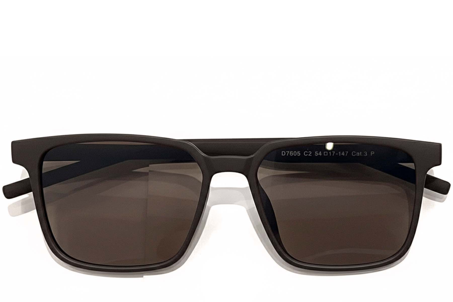 Rectangular Brown TR90 Sunglasses #BS0824-0200