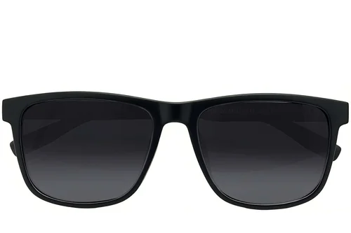 Lunettes de soleil rectangulaires noires TR90 #BS0824-0206