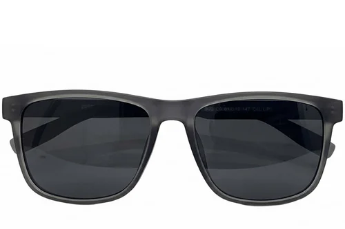 Lunettes de soleil rectangulaires grises TR90 #BS0824-0207