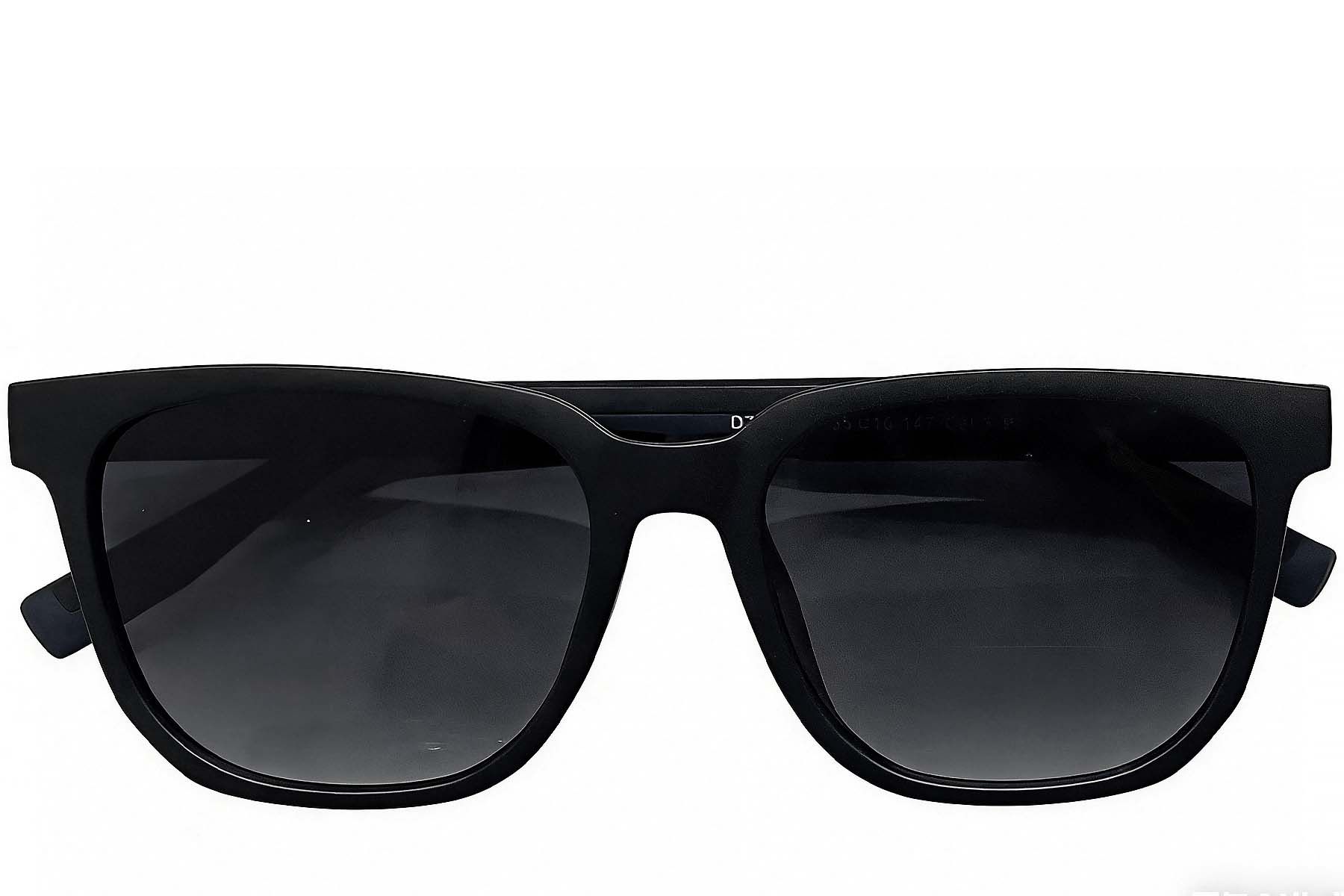 Rectangular Black TR90 Sunglasses #BS0824-0211