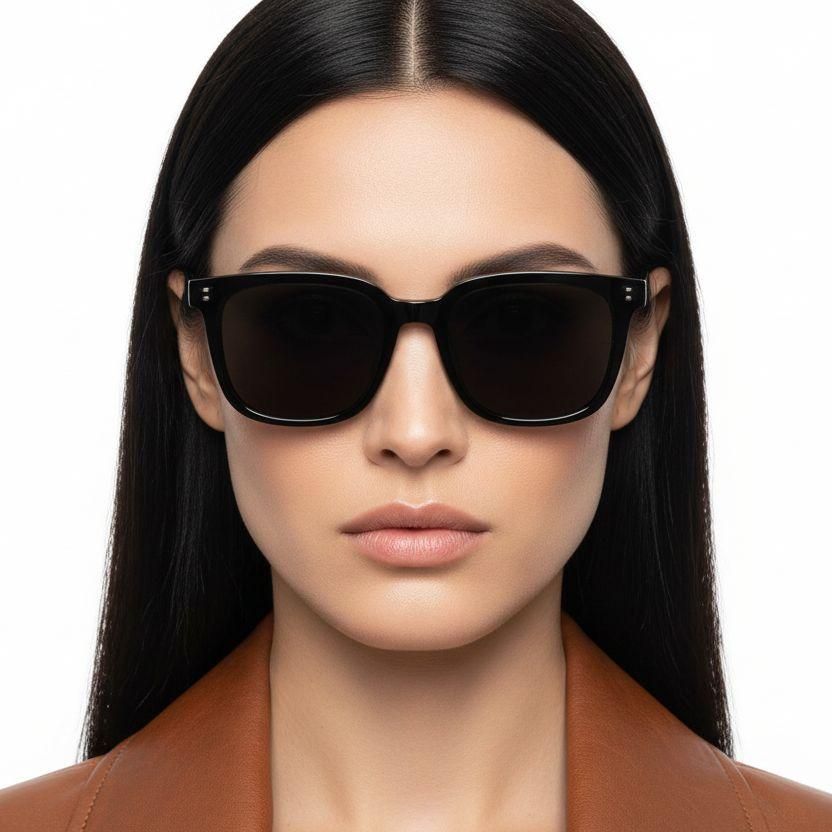 Rectangular Grey TR90 Sunglasses #BS0824-0217