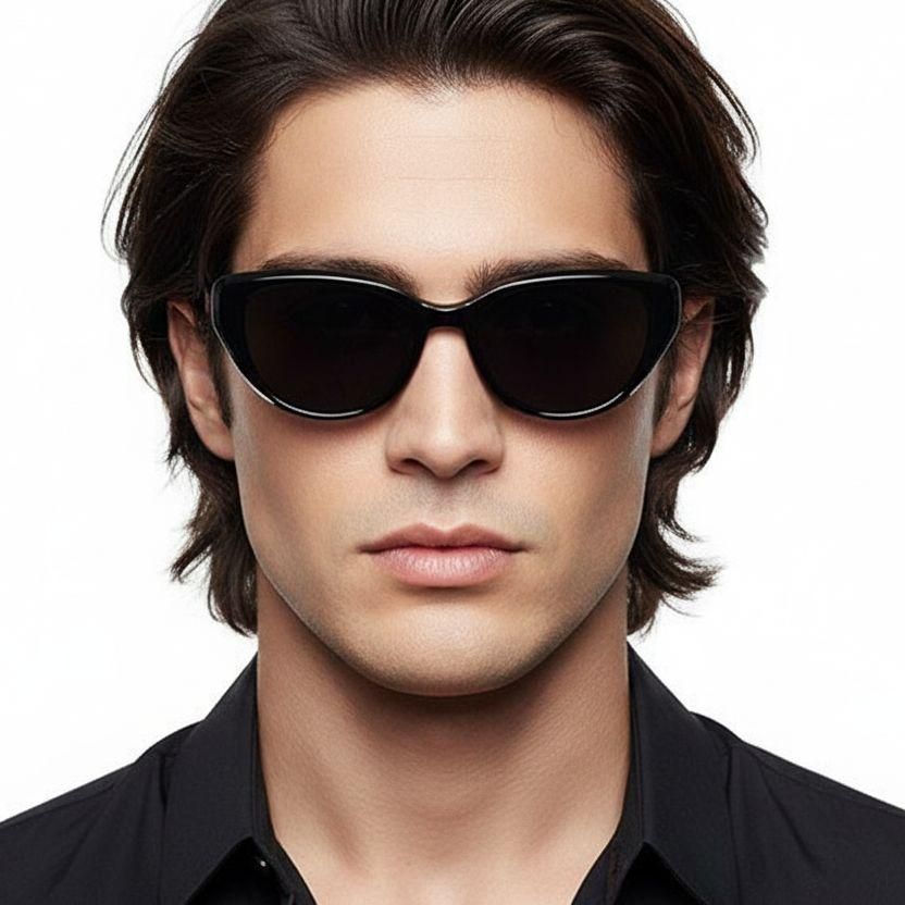 Butterfly Black TR90 Sunglasses #BS0824-0218