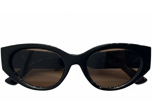 Lunettes de soleil ovales noires TR90 #BS0824-0227