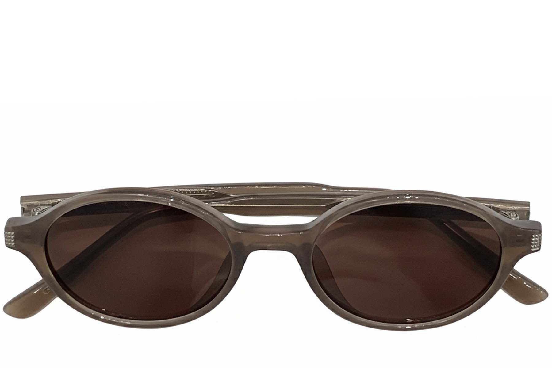 Oval Brown TR90 Sunglasses #BS0824-0231
