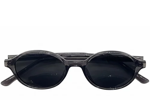 Lunettes de soleil ovales grises TR90 #BS0824-0234