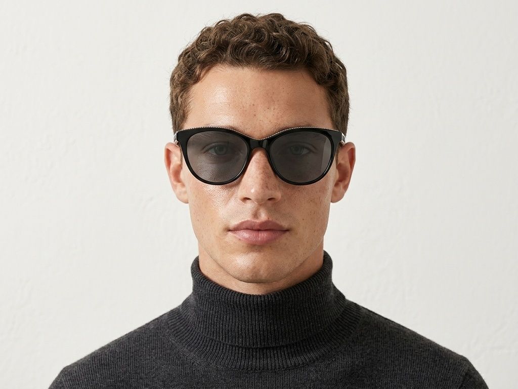 Butterfly Black TR90 Sunglasses #BS0824-0235