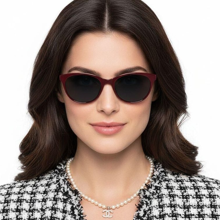 Butterfly Red TR90 Sunglasses #BS0824-0237