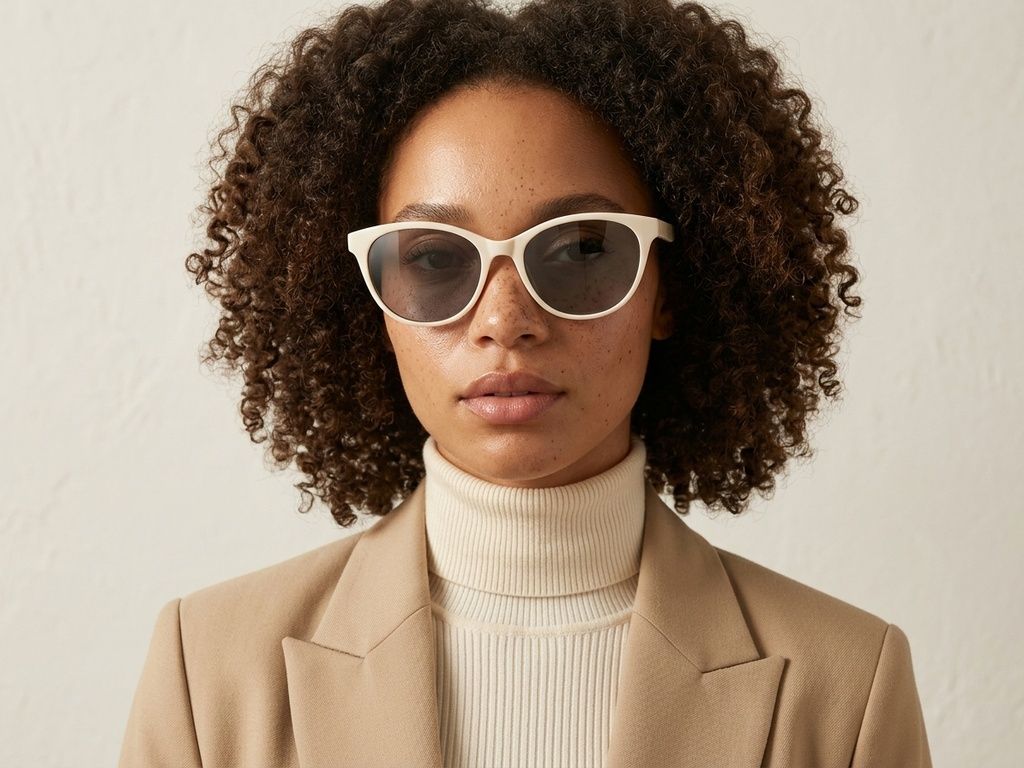 Gafas de sol Butterfly Cream TR90 #BS0824-0239