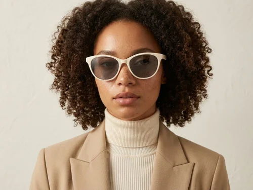 Lunettes de soleil Butterfly Cream TR90 #BS0824-0239