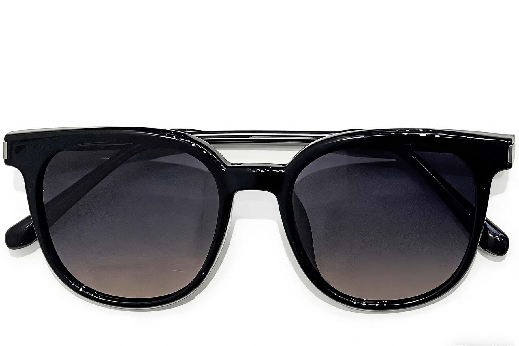 Rectangular Black TR90 Sunglasses #BS0824-0241