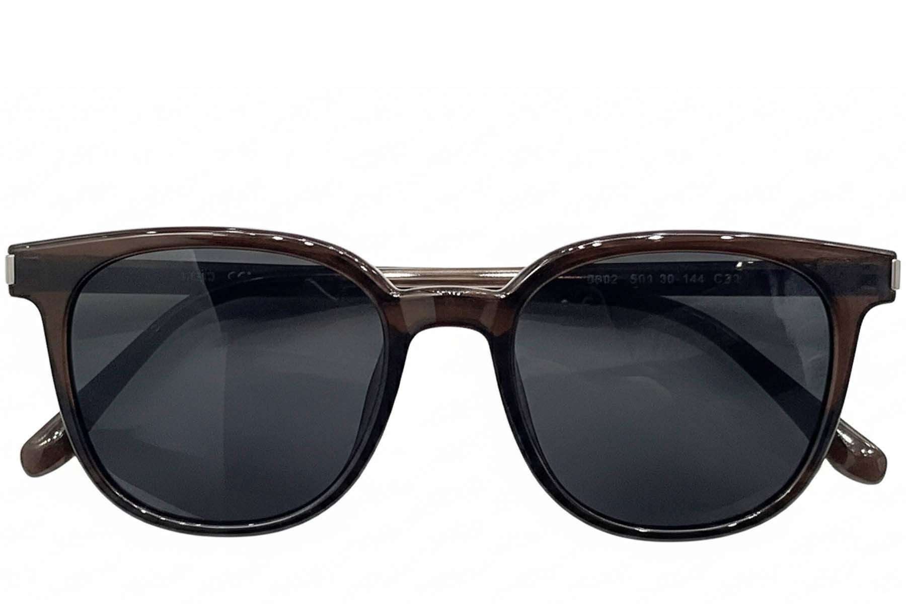 Gafas de sol rectangulares TR90 marrones #BS0824-0245